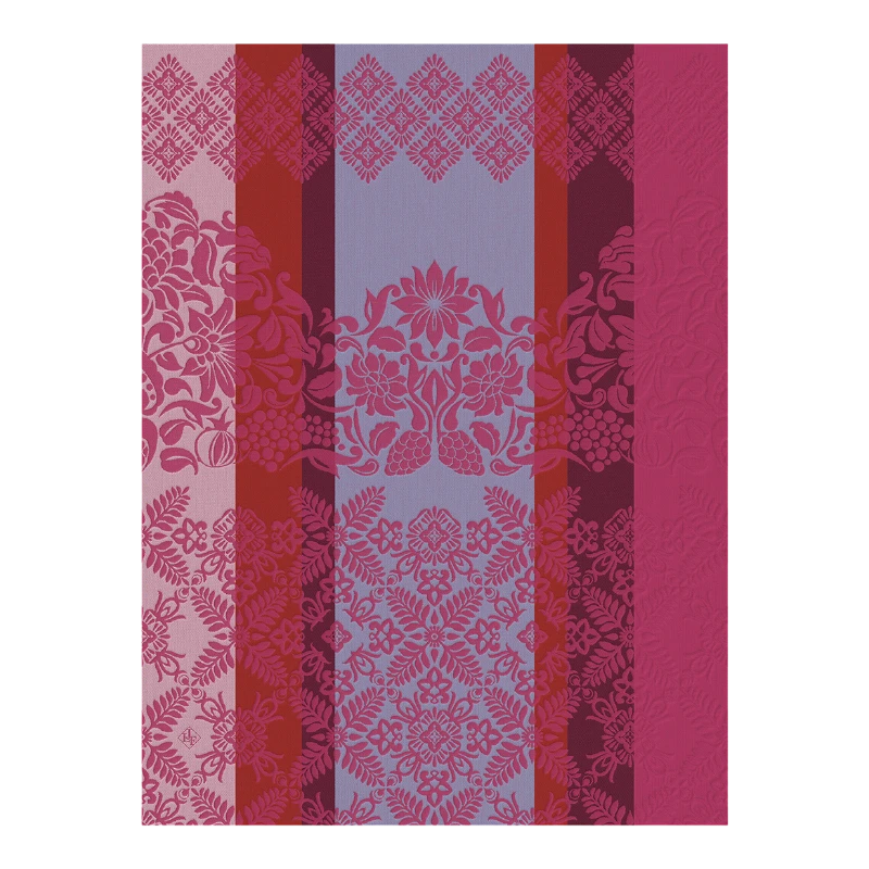 Torchon Le Jacquard Francais Mumbai Fuchsia 29348