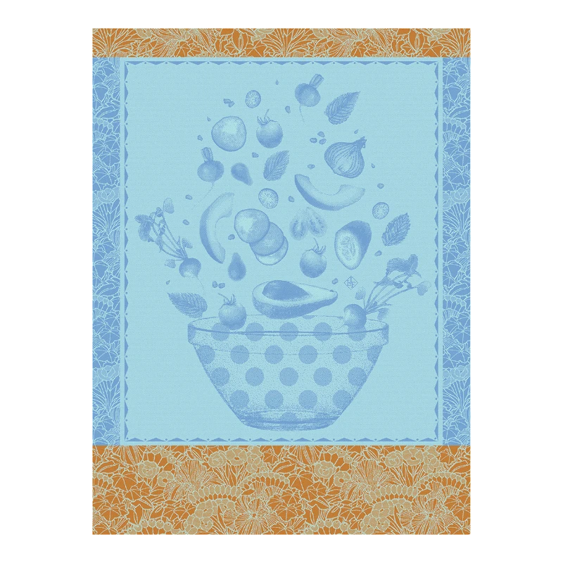 Torchon Le Jacquard Francais Salade d Ete Bleuet 29253