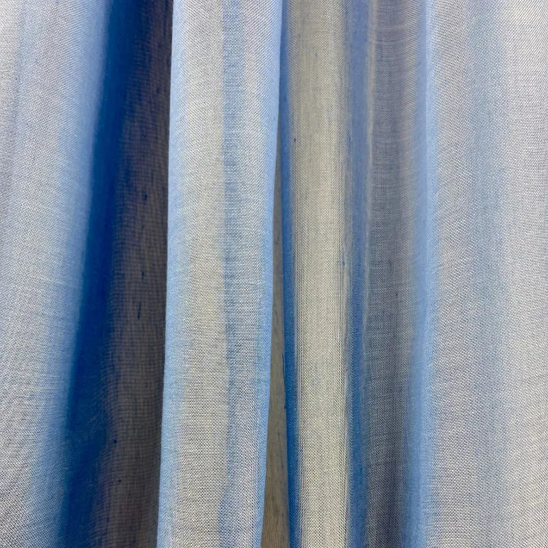 Lino Farbtupfer Rideau sur mesure Rideau sur mesure Bleu