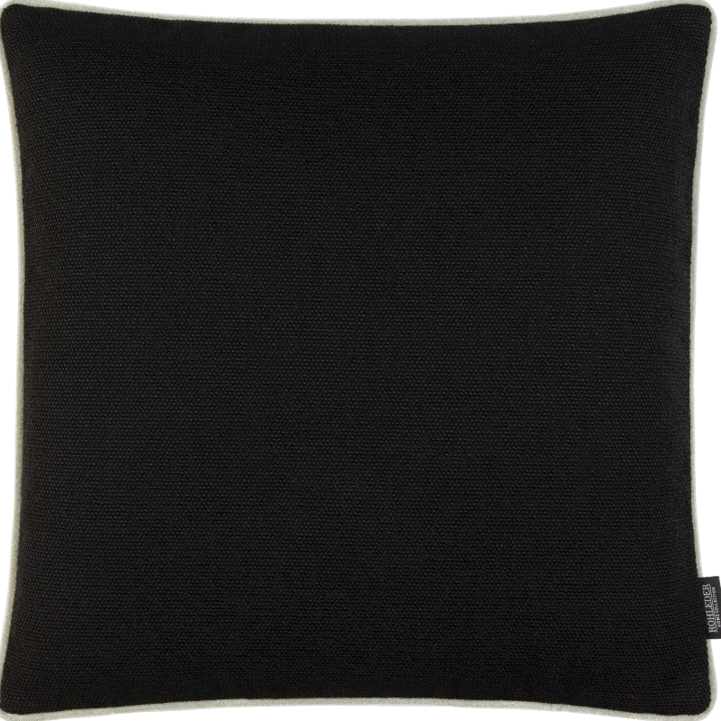 Rohleder Home Collection Coussin Ocean Noir