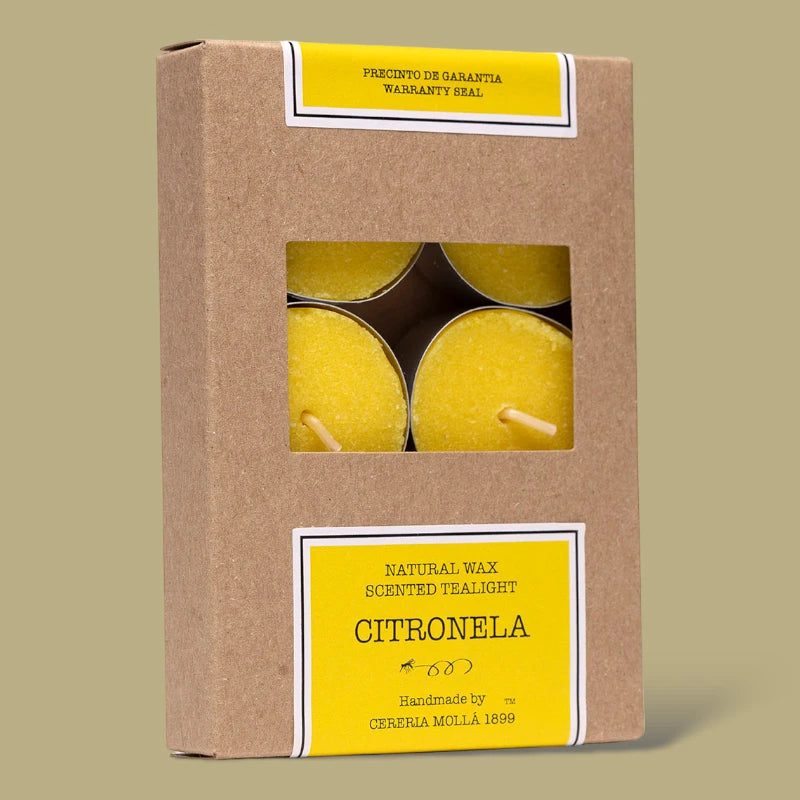 Bougies chauffe-plat Citronnelle Cereria Molla 1899 11062 pack 6