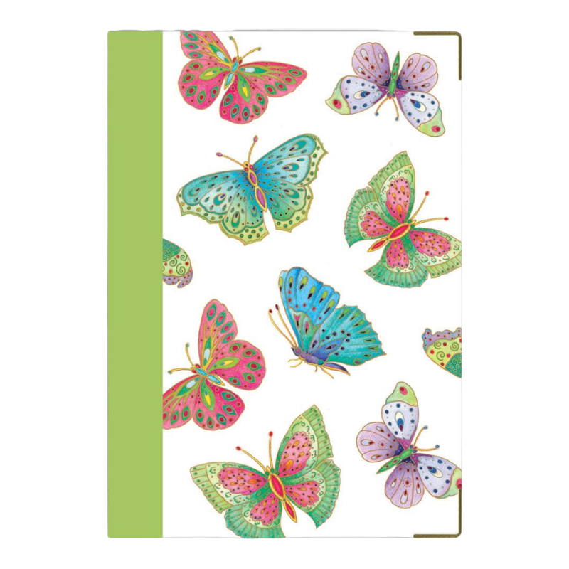 Caspari Jeweled Butterflies Carnet de notes A5
