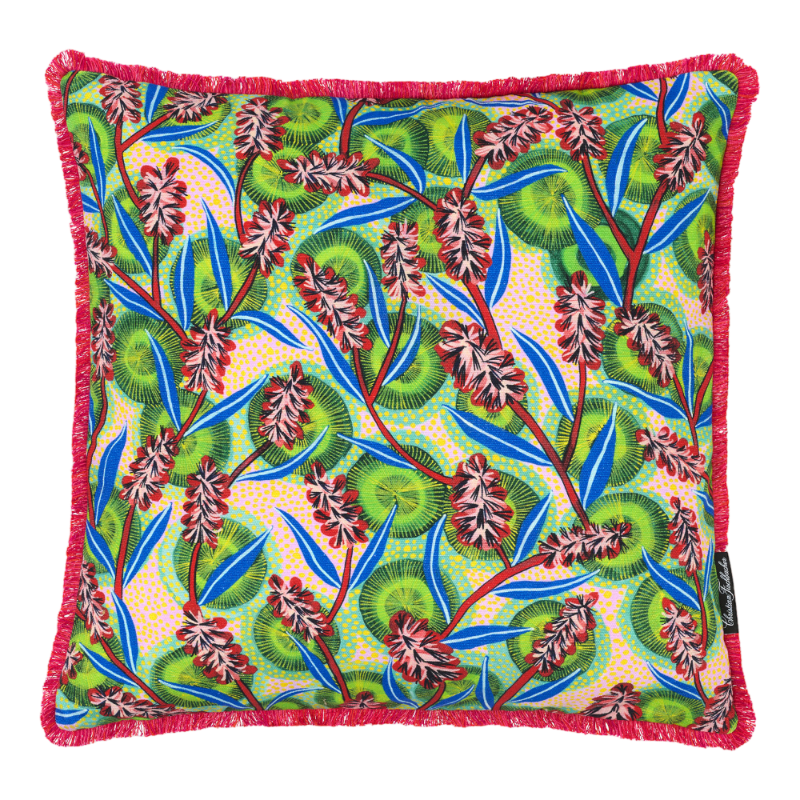 Christian Fischbacher Pinkweed Coussin 50 x 50 cm