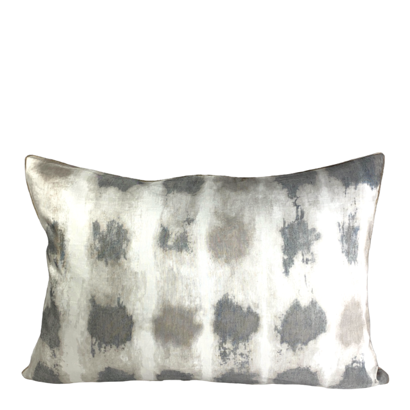 Christian Fischbacher Coussin Poesia Gris Blanc