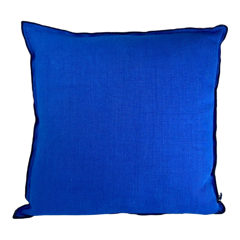 Designers Guild Coussin Brera Lino Bleu 45 x 45 cm