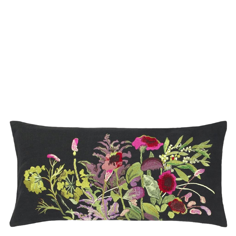 Designers Guild Coussin Indian Sunflower Graphite Anthracite
