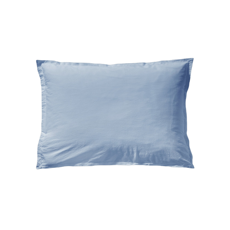 Essix Coton Lave Soft Line Cascade bleu clair linge de lit 50 x 70 cm