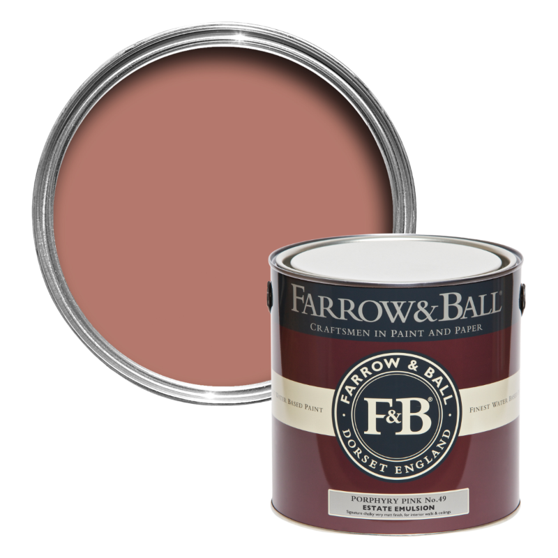 Farrow & Ball Couleurs Farrow Ball Porphyry Pink 49
