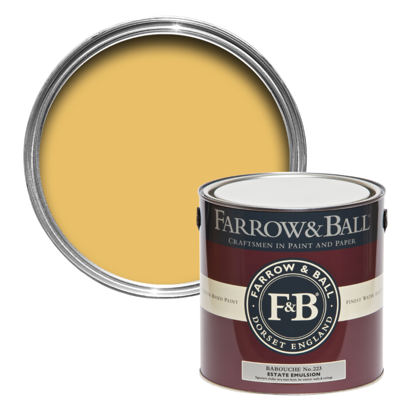 Farrow & Ball Farrow Ball couleurs jaune Babouche 223