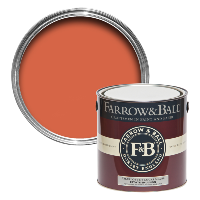 Farrow & Ball Farrow Ball couleurs Orange Charlotte s Locks 268