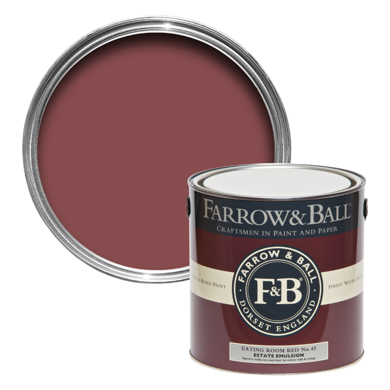 Farrow & Ball Farrow Ball Couleurs Rouge Eating Room Red 43