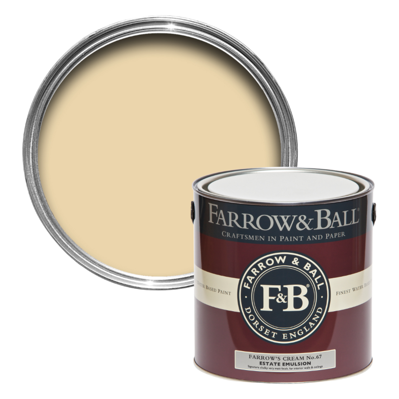 Farrow & Ball Farrow Ball couleurs jaune Farrow s Cream 67