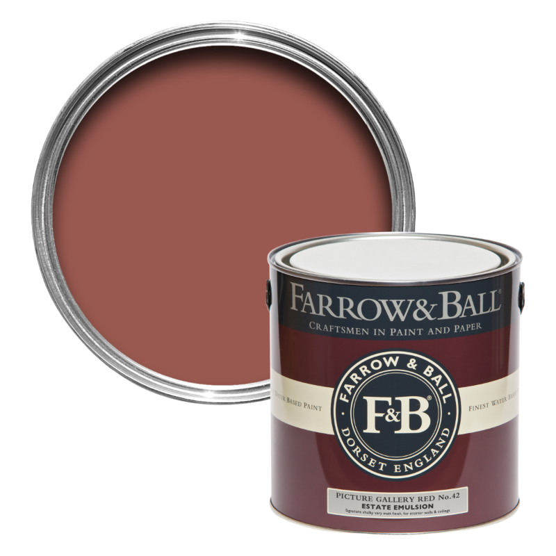 Farrow & Ball Farrow Ball Couleurs Rouge Picture Gallery Red 42