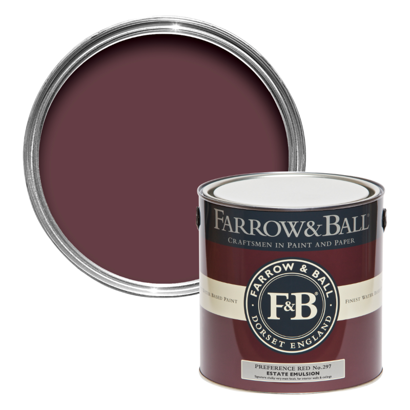 Farrow & Ball Farrow Ball Couleurs Rouge Aubergine Preference Red 297