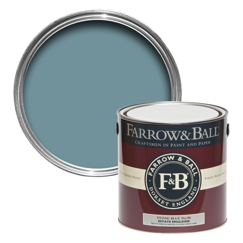 Farrow & Ball Farrow Ball couleurs bleu Stone Blue 86
