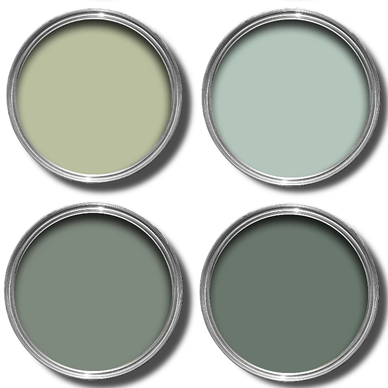 Lot de pots d'échantillons Gruentone Nature