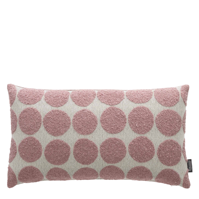 Rohleder Home Collection Coussin Mega Dots Rosé Rose