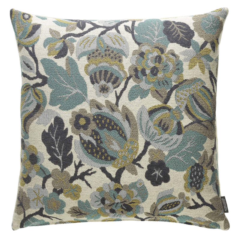 Rohleder Home Collection Coussin Vermont Indian Summer  Bleu Gris Beige