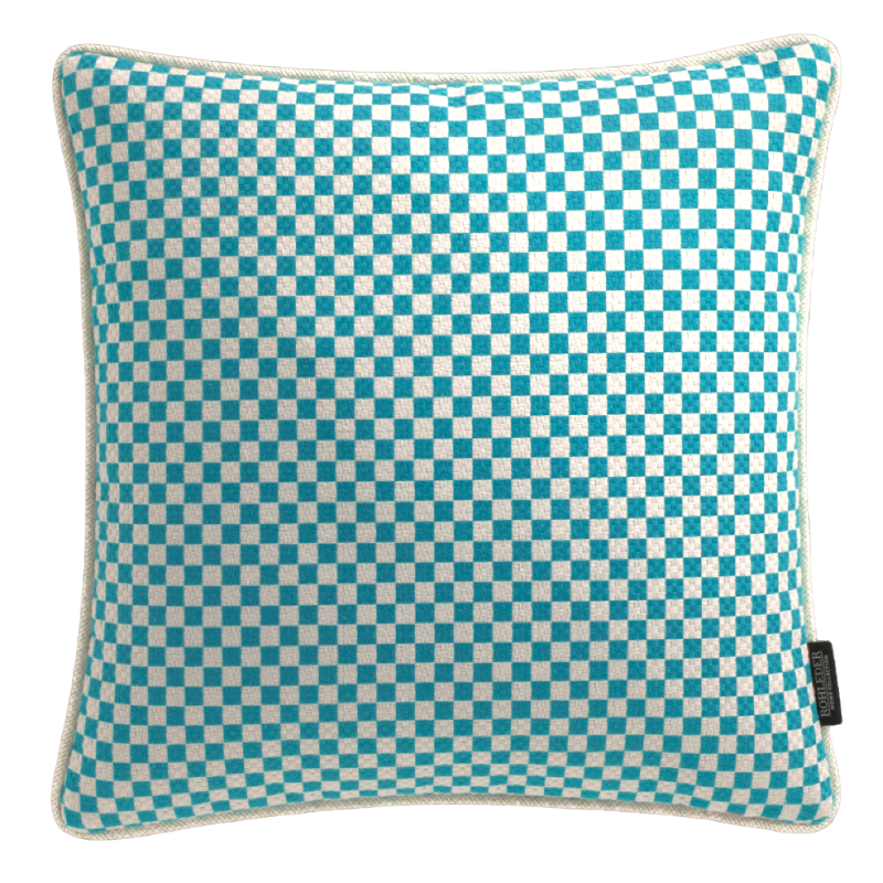Rohleder Home Collection Coussin Basket Turquoise