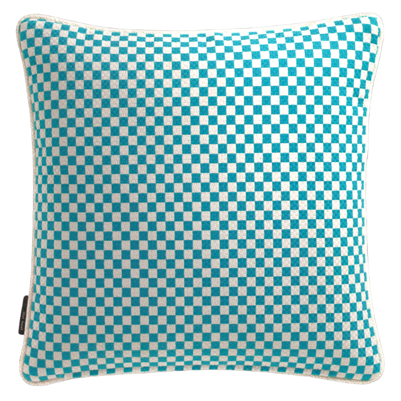 Rohleder Home Collection Coussin Basket Turquoise