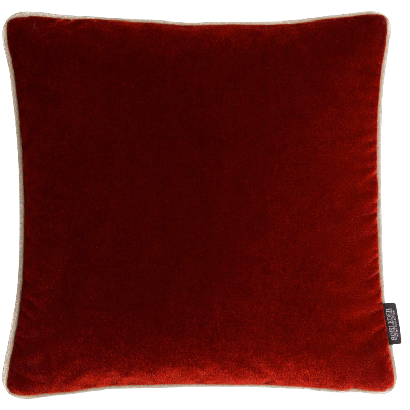 Rohleder Home Collection Coussin Big Cloud Velvet Rouille