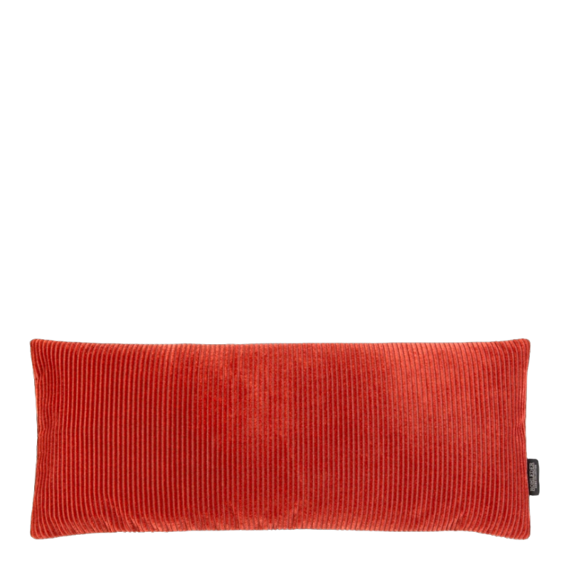 Rohleder Home Collection Coussin Lounge Velours rouge