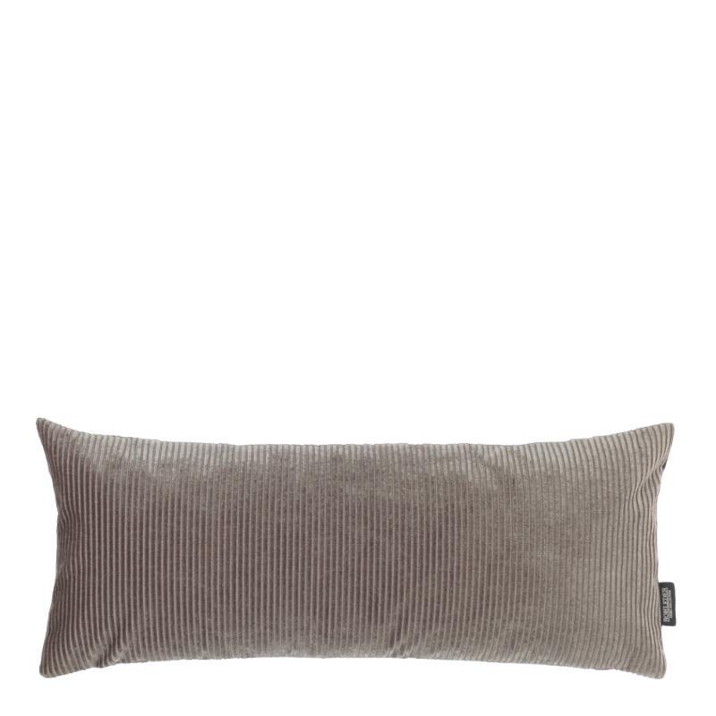 Rohleder Home Collection Coussin Lounge Velours gris Steel
