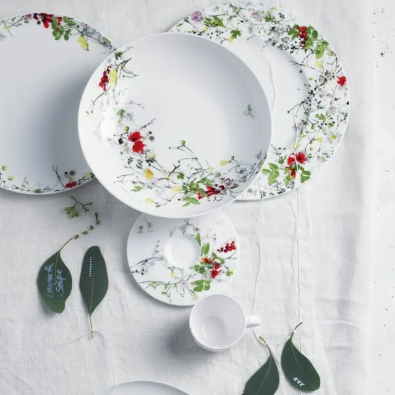 Rosenthal Fleurs Sauvages Vaisselle Porcelaine Assiette à déjeuner 23 cm Drapeau